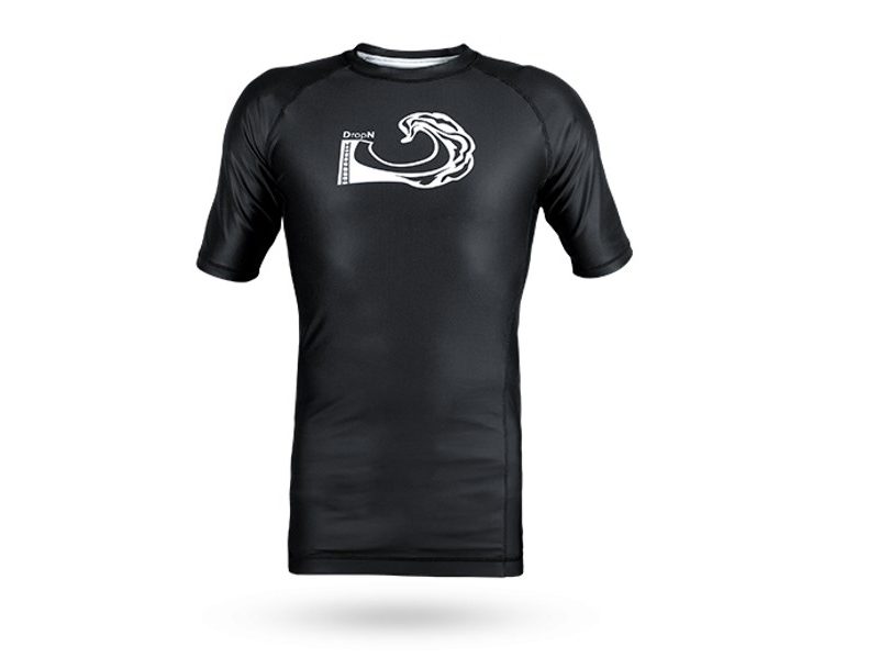 DropN Rash Guard - Black - Short Sleeve