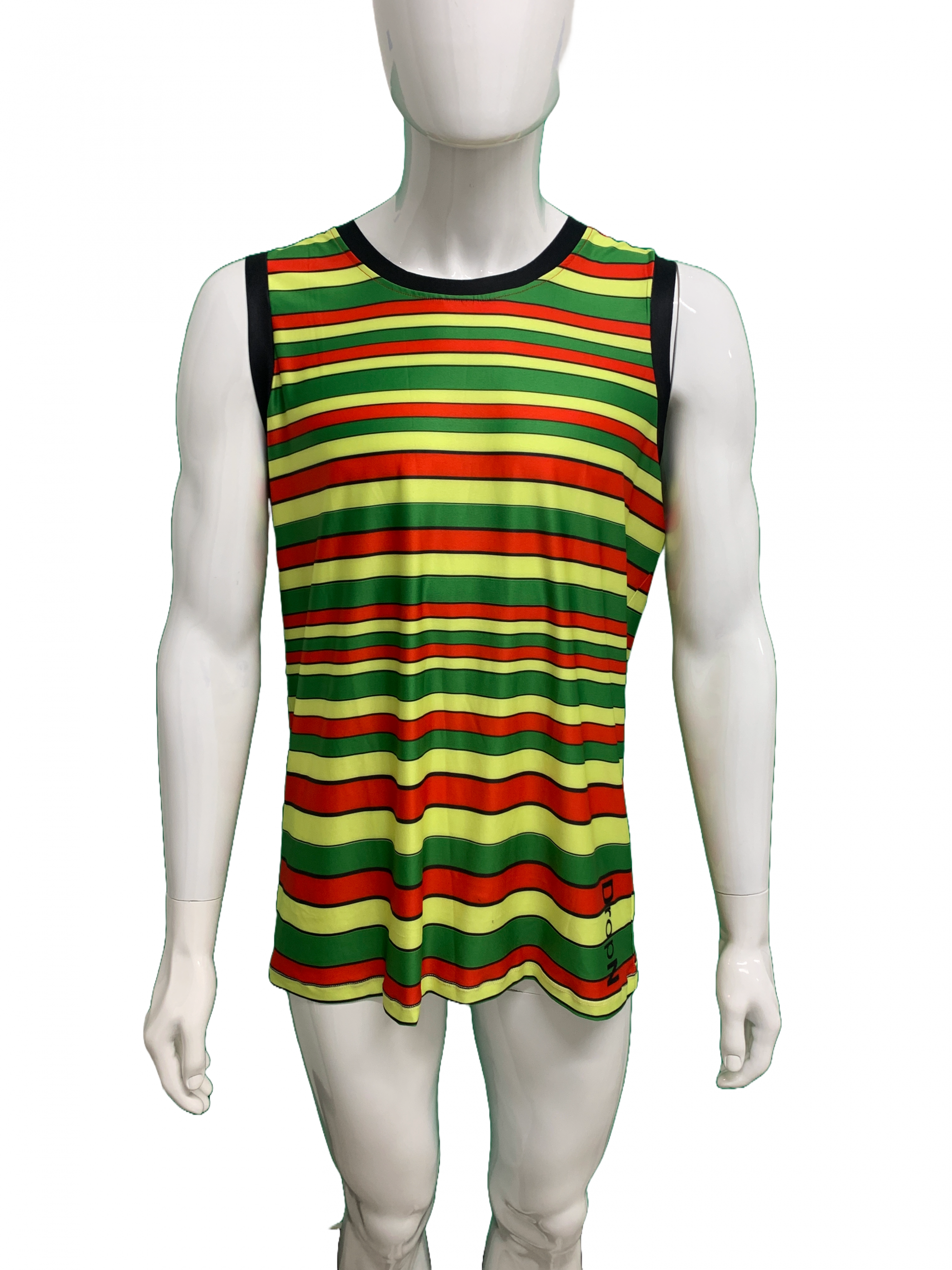 DropN Tank Top Rasta Stripes