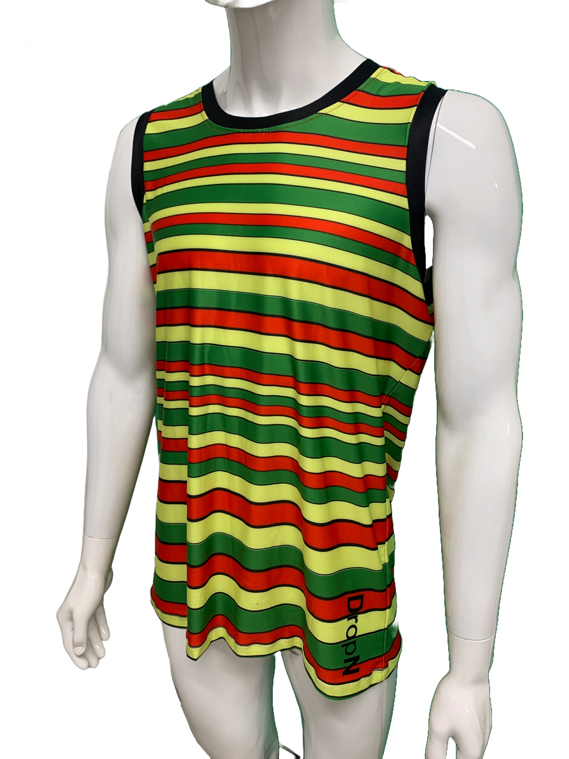 DropN Tank Top Rasta Stripes - Image 2