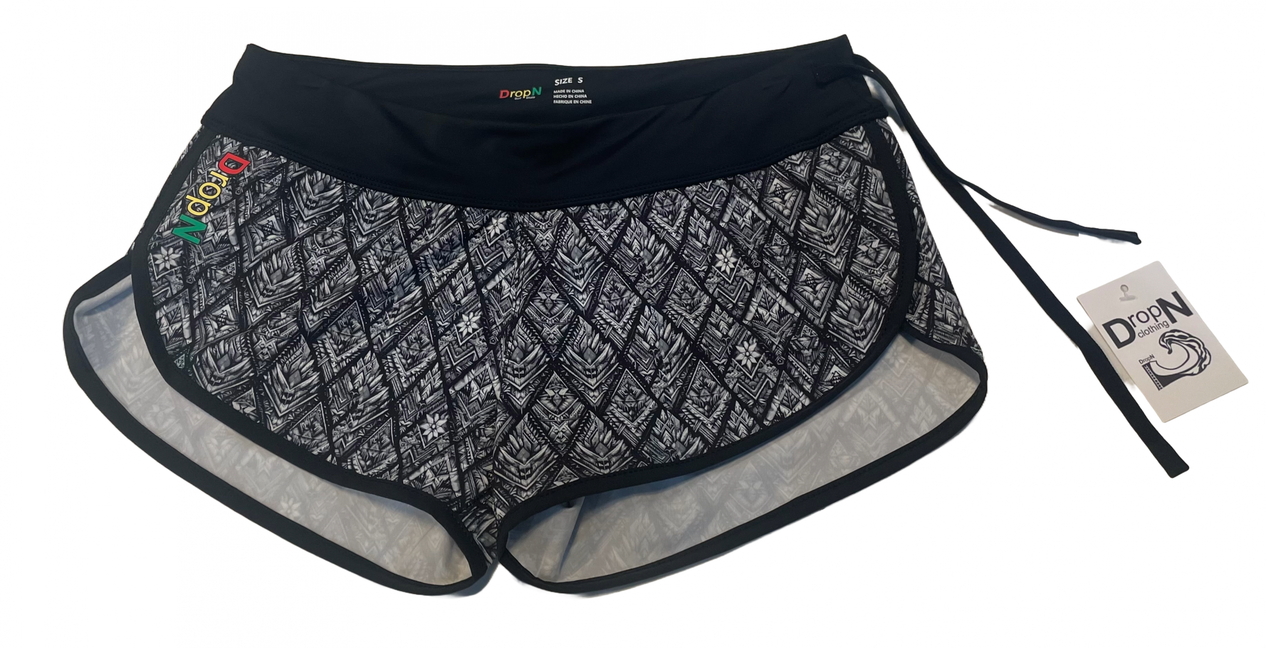 DropN Ladies Board Shorts Hawaiian Triangles - Image 4